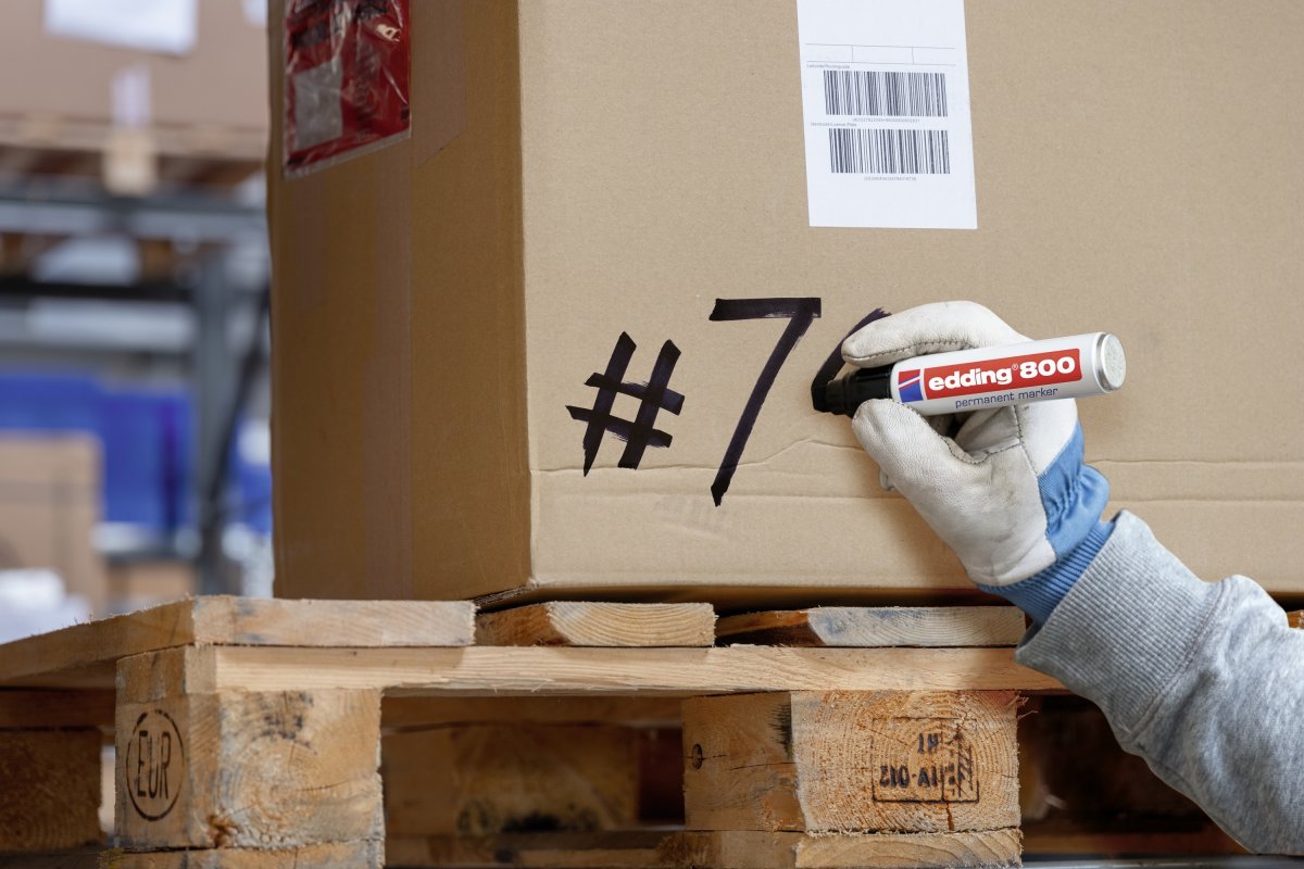 Permanent märkpenna Edding 800 Grön