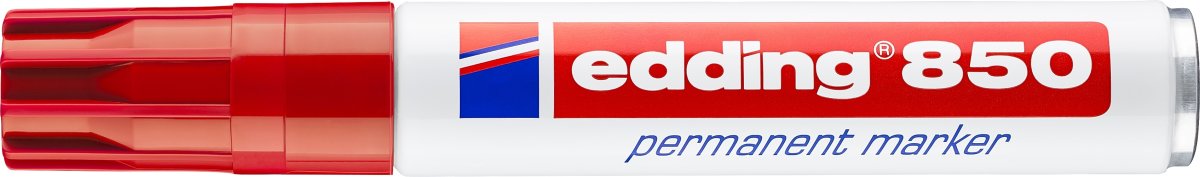 Permanent märkpenna Edding 850 Röd