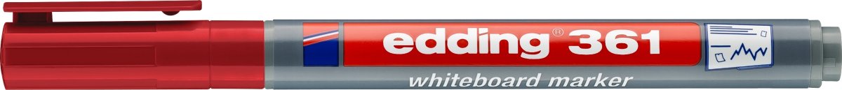 Whiteboardpenna Edding 361 Röd