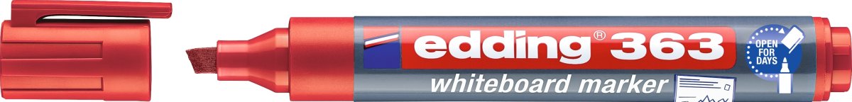 Whiteboardpenna Edding 363 Röd