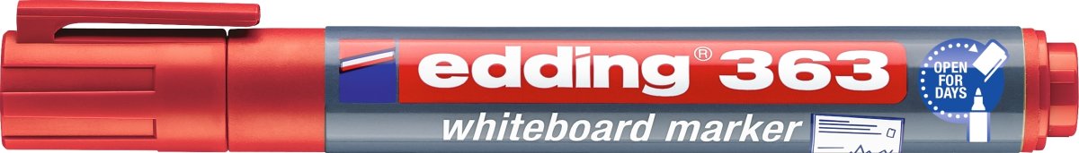 Whiteboardpenna Edding 363 Röd