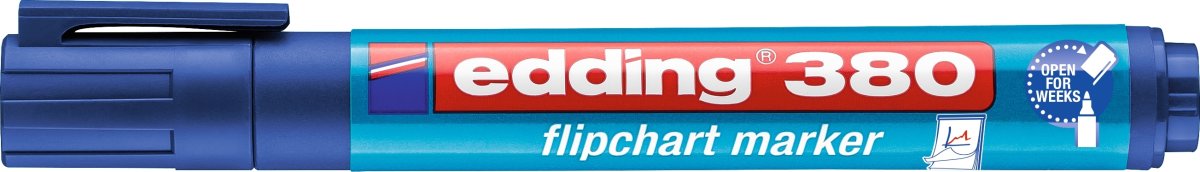 Blädderblockspenna Edding 380 Blå