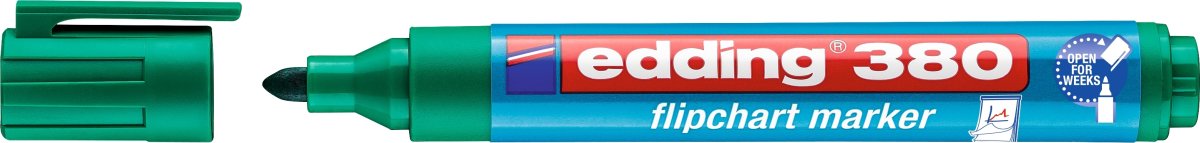 Blädderblockspenna Edding 380 Grön