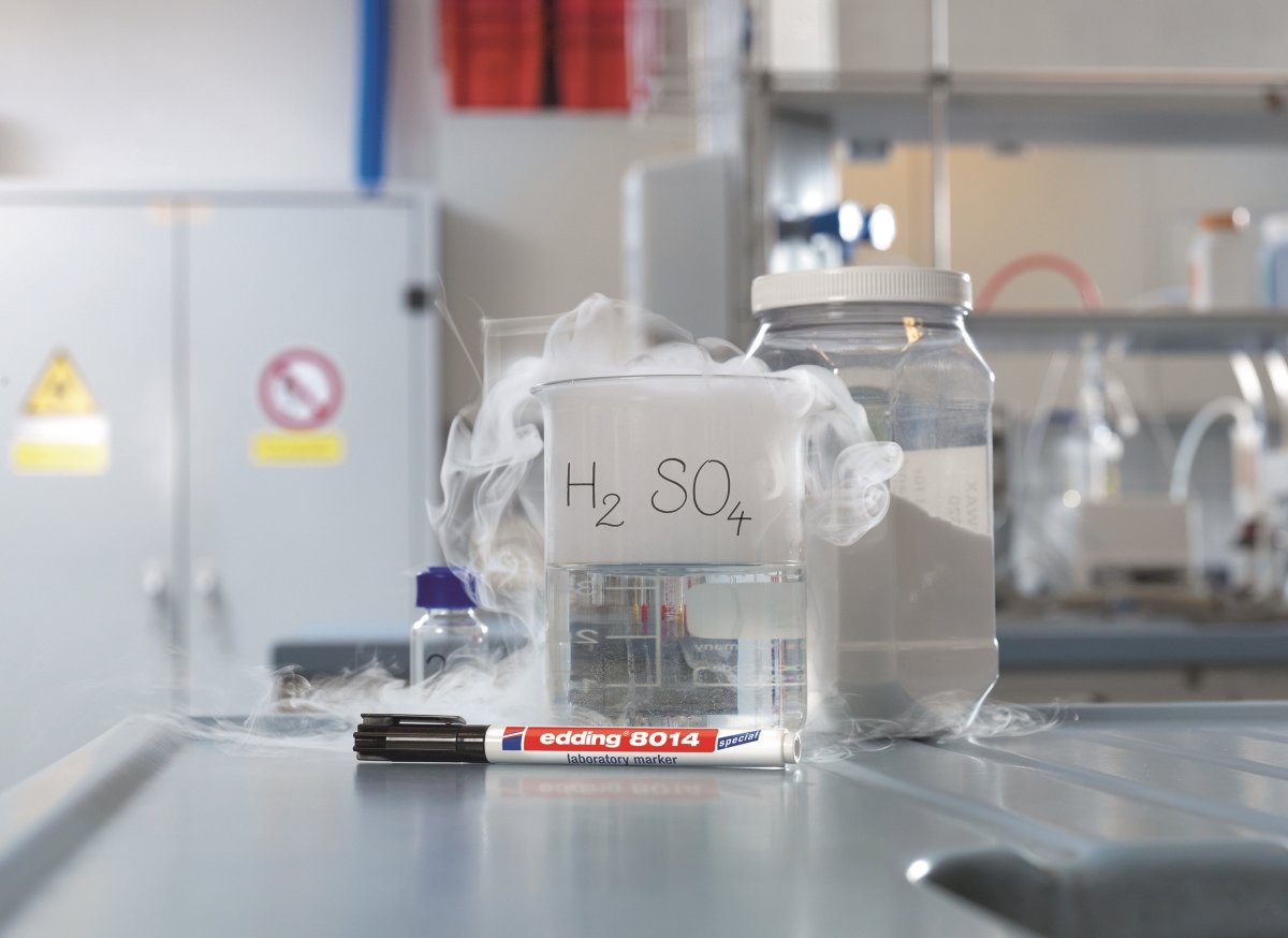 Märkpenna Edding 8014 Laboratory Svart