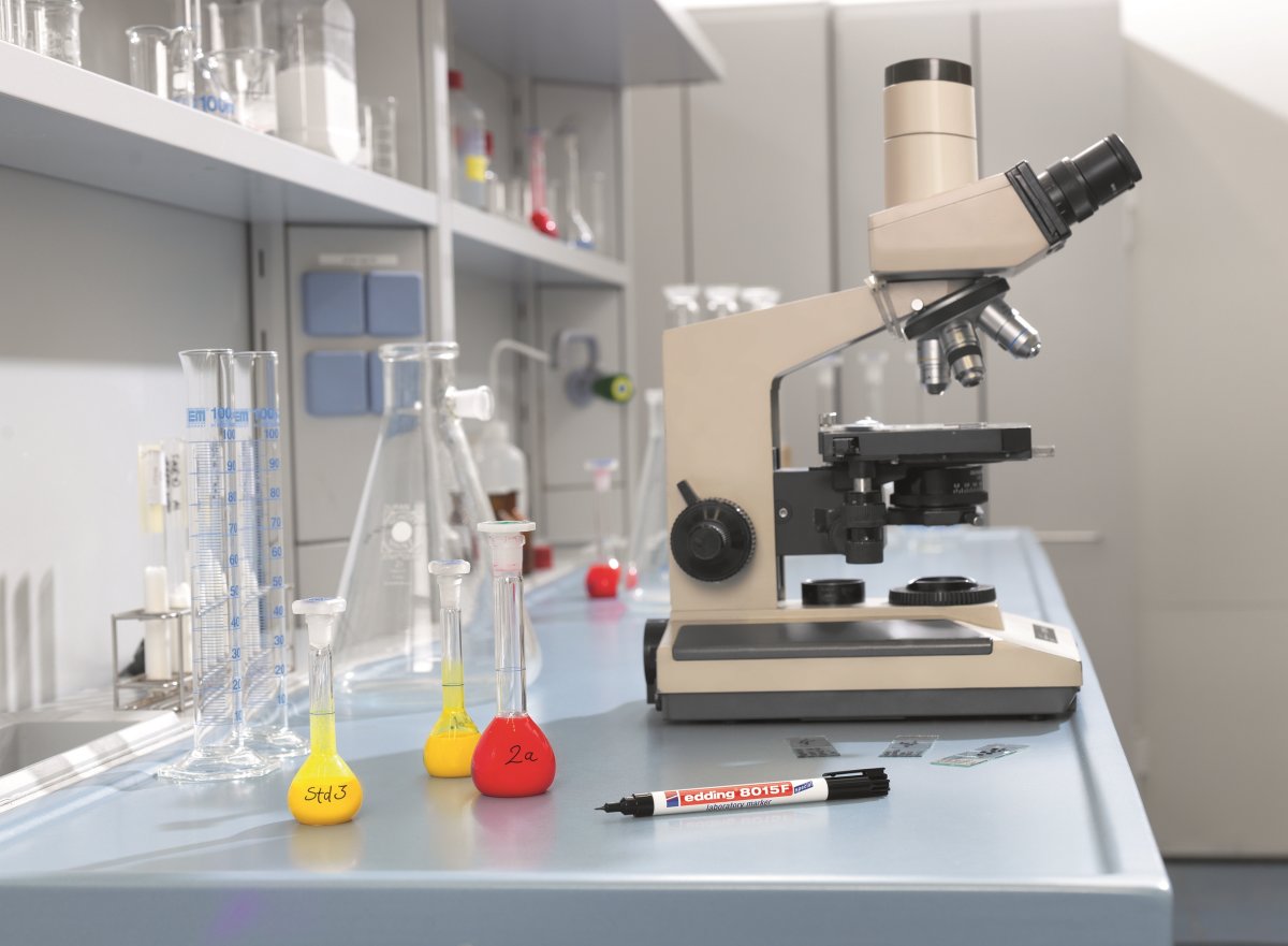Märkpenna Edding 8015 Laboratory Svart