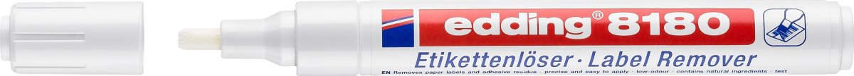 Etikettborttagningspenna Edding 8180 Transparent