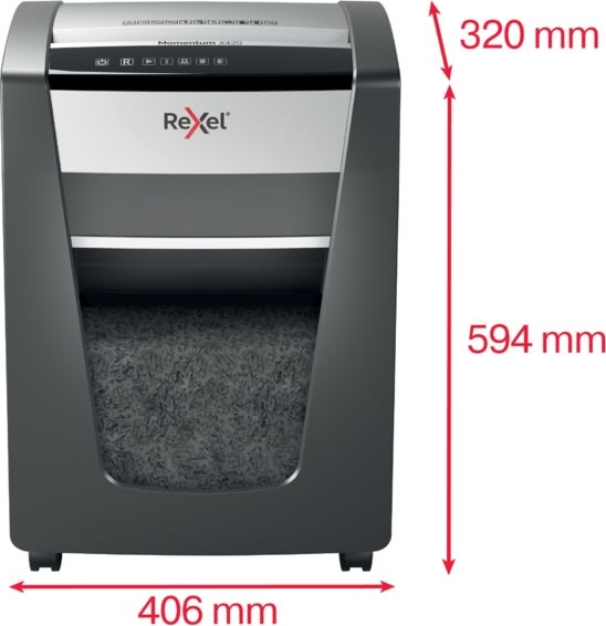 Dokumentförstörare Rexel Momentum X420
