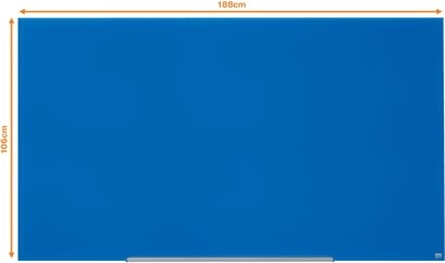 Whiteboard Nobo Diamond Glas Blå 105,9x188,3 cm