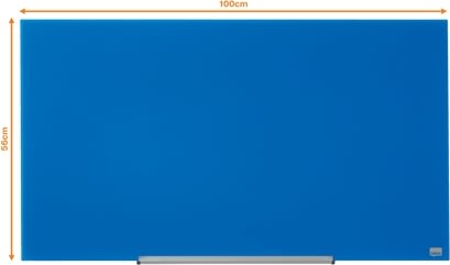Whiteboard Nobo Diamond Glas Blå 55,9x99,3 cm