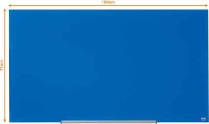 Whiteboard Nobo Diamond Glas Blå 71,1x126 cm