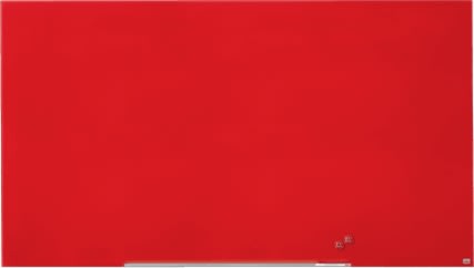 Whiteboard Nobo Diamond Glas Röd 105,9 x 188,3 cm