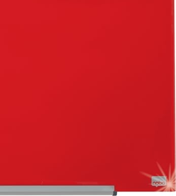 Whiteboard Nobo Diamond Glas Röd 38,1x67,7 cm