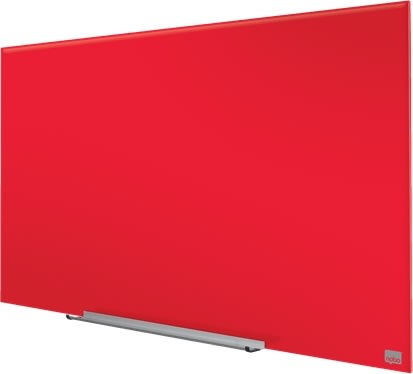 Whiteboard Nobo Diamond Glas Röd 55,9x99,3 cm
