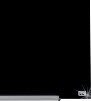 Whiteboard Nobo Diamond I glas Svart 38,1 x 67,7 c