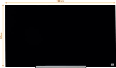 Whiteboard Nobo Diamond Glas Svart 55,9x99,3 cm