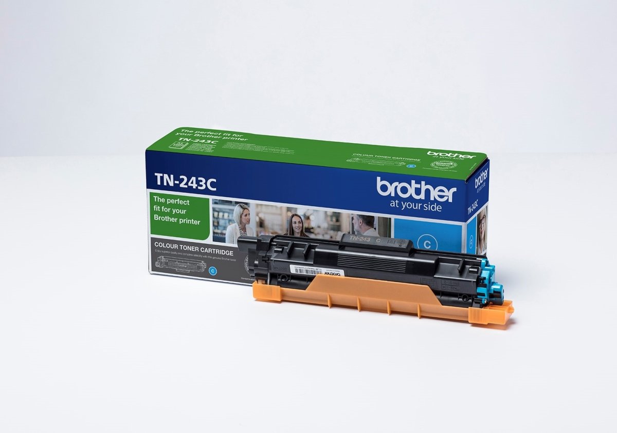 Brother TN-243C lasertoner, blå, 1.000 sider