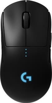Spelmus Logitech G Pro Trådlös Svart