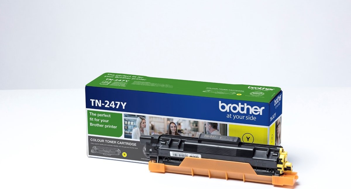 Brother TN-247Y lasertoner, gul, 2.300 sider 