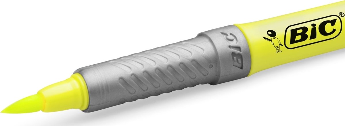 Överstrykningspenna Bic Flex Gul