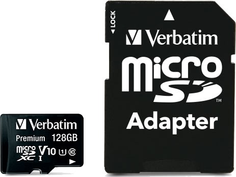 Verbatim 128GB microSDXC class 10 m/adapter