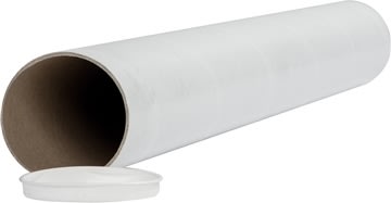 Papprör med lock, Ø80x2,0x750 mm