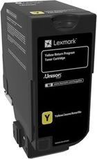 Lexmark CS720 lasertoner (return) gul, 3.000 sider