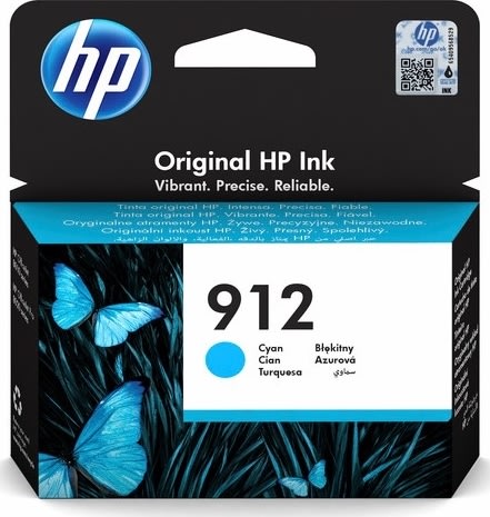 Bläckpatron HP nr 912/3YL77AE#BGX Cyan, 315 sidor