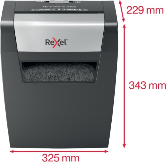 Dokumentförstörare Rexel Momentum X406