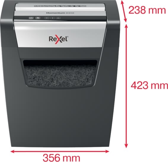Dokumentförstörare Rexel Momentum X312