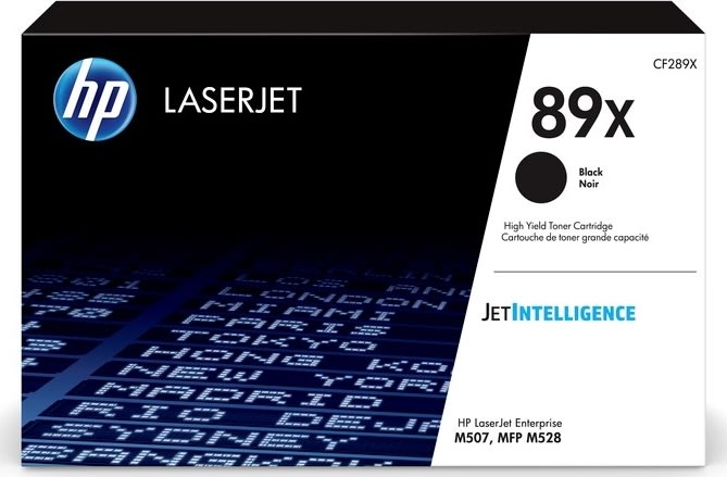 HP LaserJet 89X lasertoner, sort, 10.000 sider