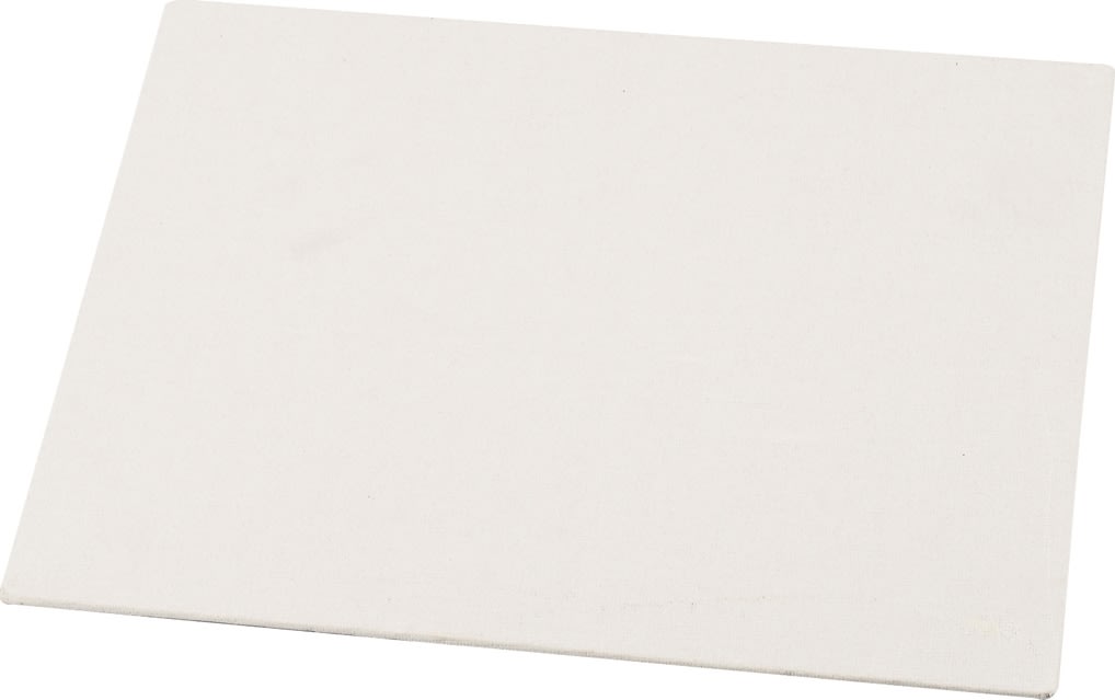Malerplade A5, 15x21 cm x 3 mm, hvid