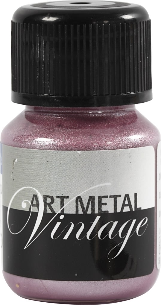 Specialfärg Art Metal, 30 ml, pärlröd