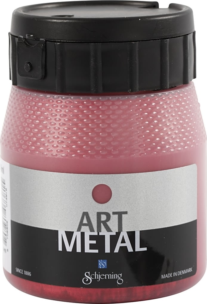 Specialfärg Art Metal 250 ml lavaröd