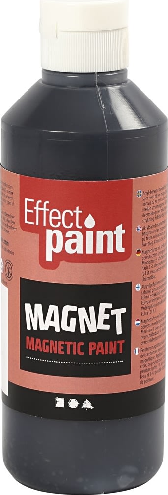 Magnetisk färg Effekt Färg 250 ml svart