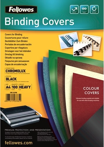 Fellowes Binding Covers A4, sort