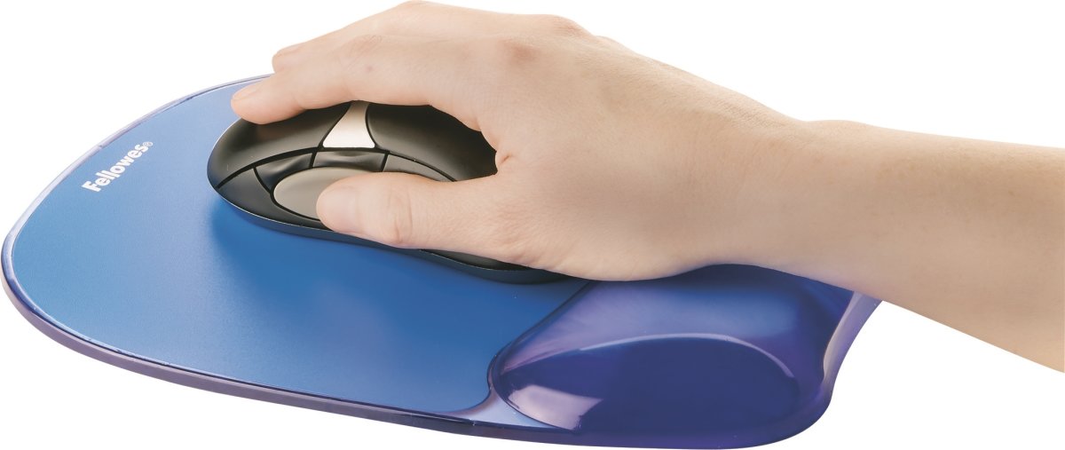 Musmatta Fellowes Med Gel Blå