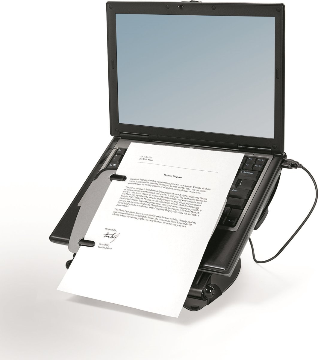 Laptopstativ Fellowes Professionell Svart