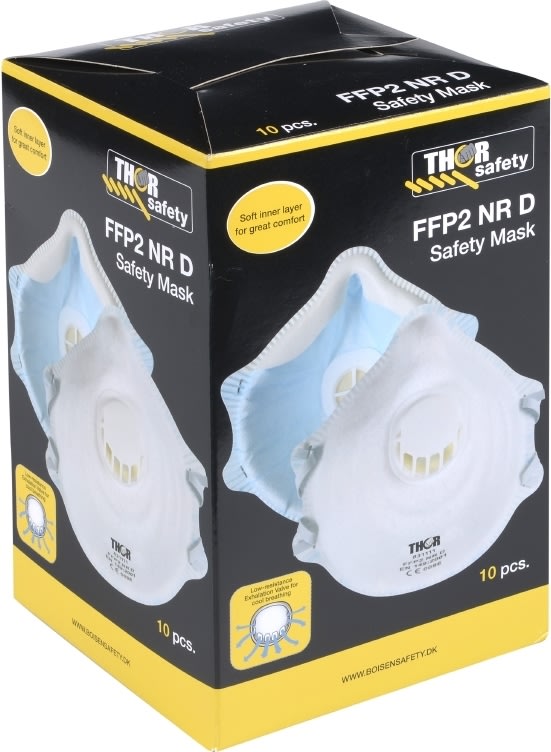 Thor-dammask med ventil FFP2