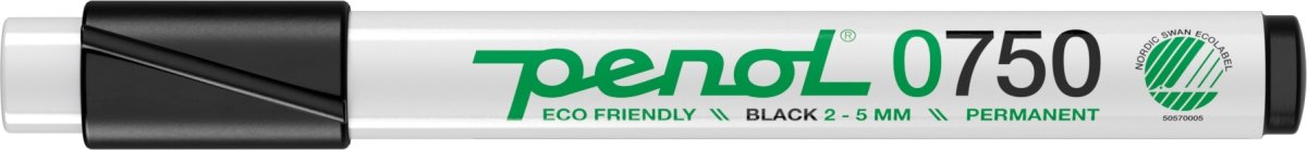 Permanent märkpenna Penol 0750 Set med 4 färger