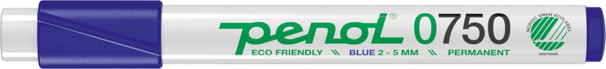 Permanent märkpenna Penol 0750 Set med 4 färger
