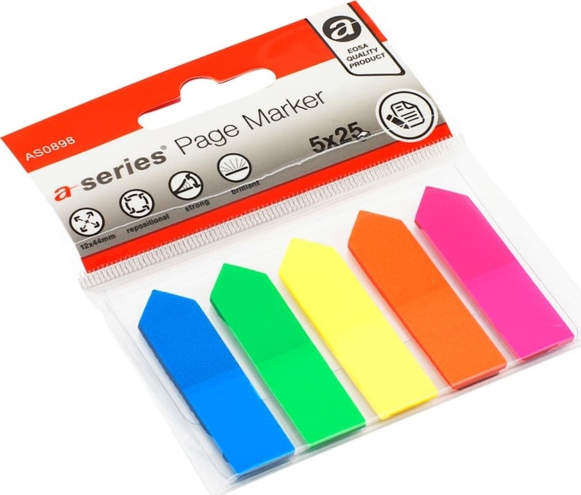 Indexflikar a-series Pil 12x44 mm 5x25 st