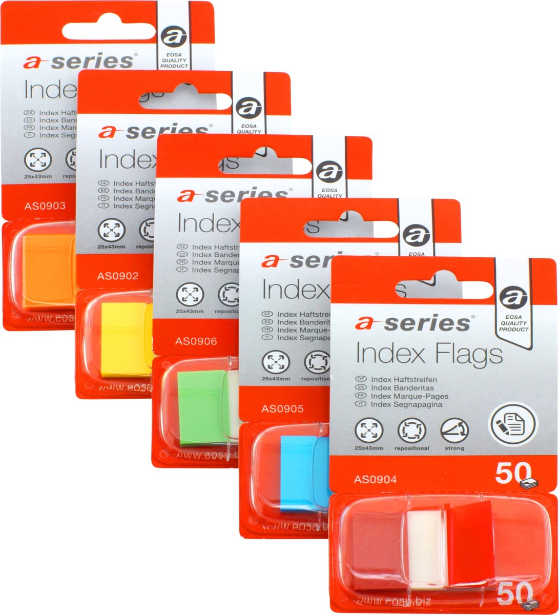 Indexflikar a-series 12x44 mm Gul