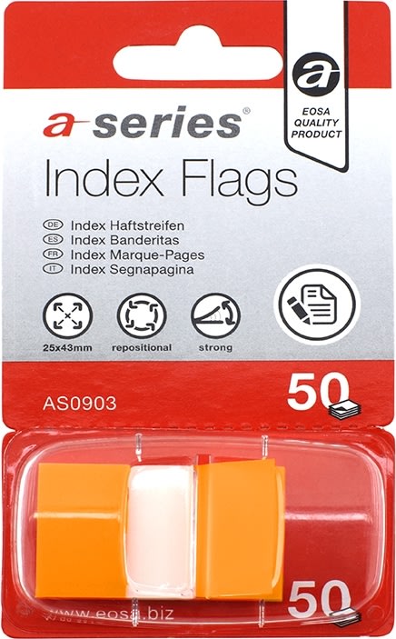 a-series Indexflikar 12x44 mm Orange