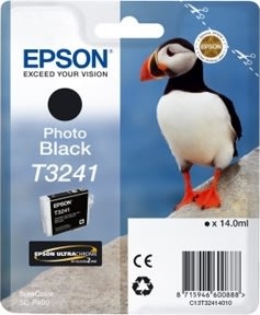 Epson T3241 blækpatron, Fotosort, 14 ml