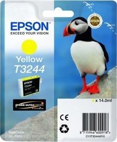 Epson T3244 blækpatron, gul, 14 ml