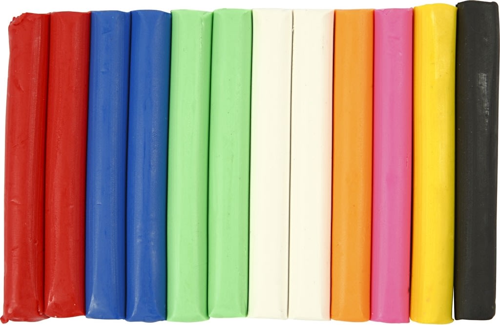 Modellera Soft Clay 8x500g Blandade Färger