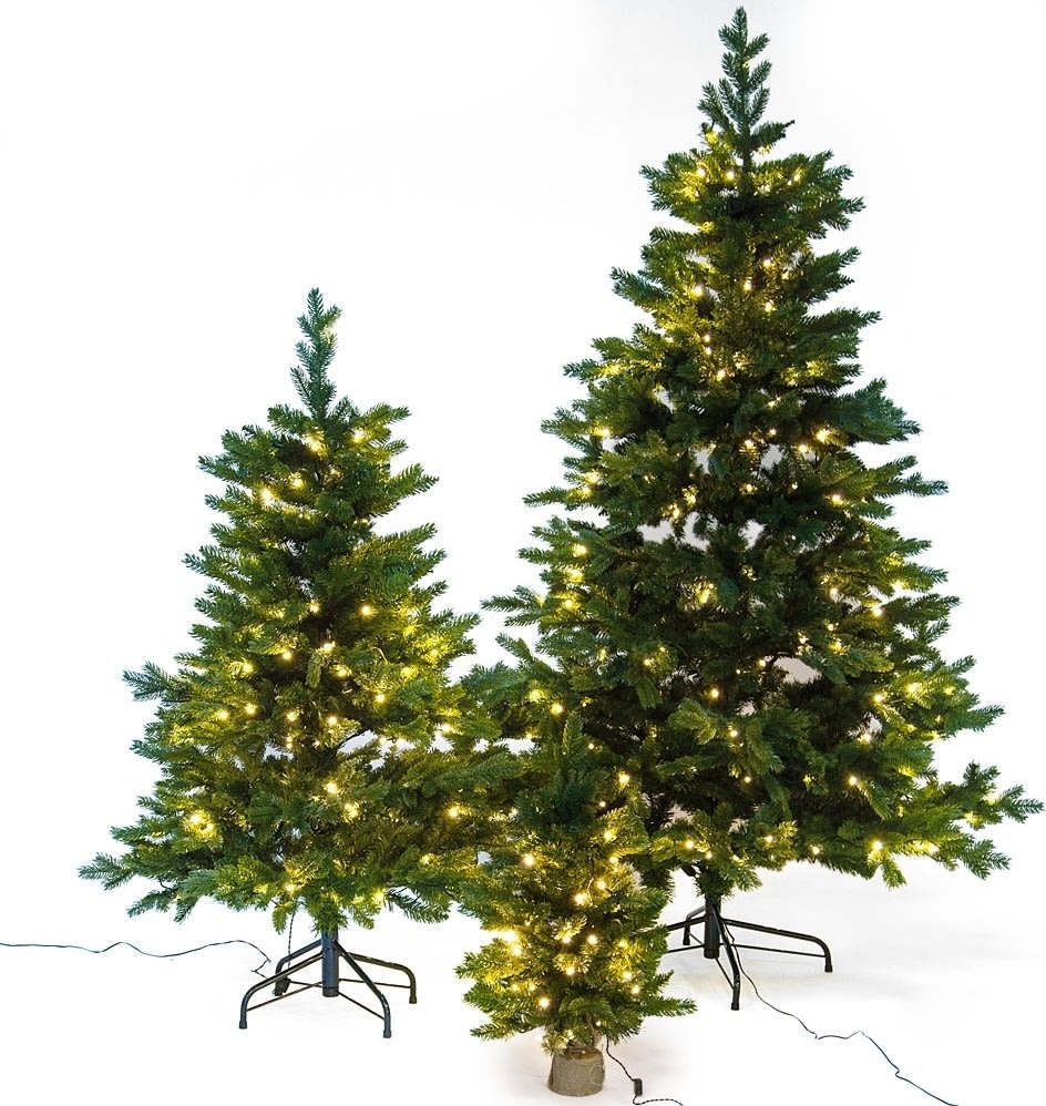Julgran LUX inkl. LED-lampor - 210 cm | Grön