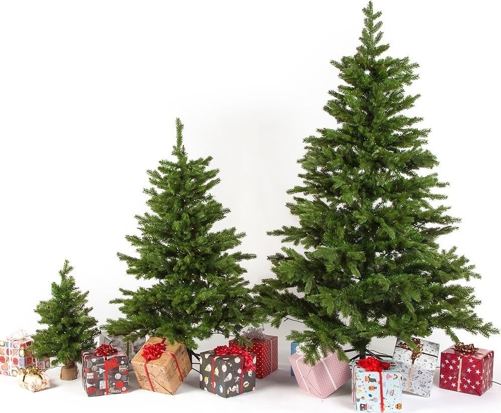 Julgran LUX inkl. LED-lampor - 210 cm | Grön