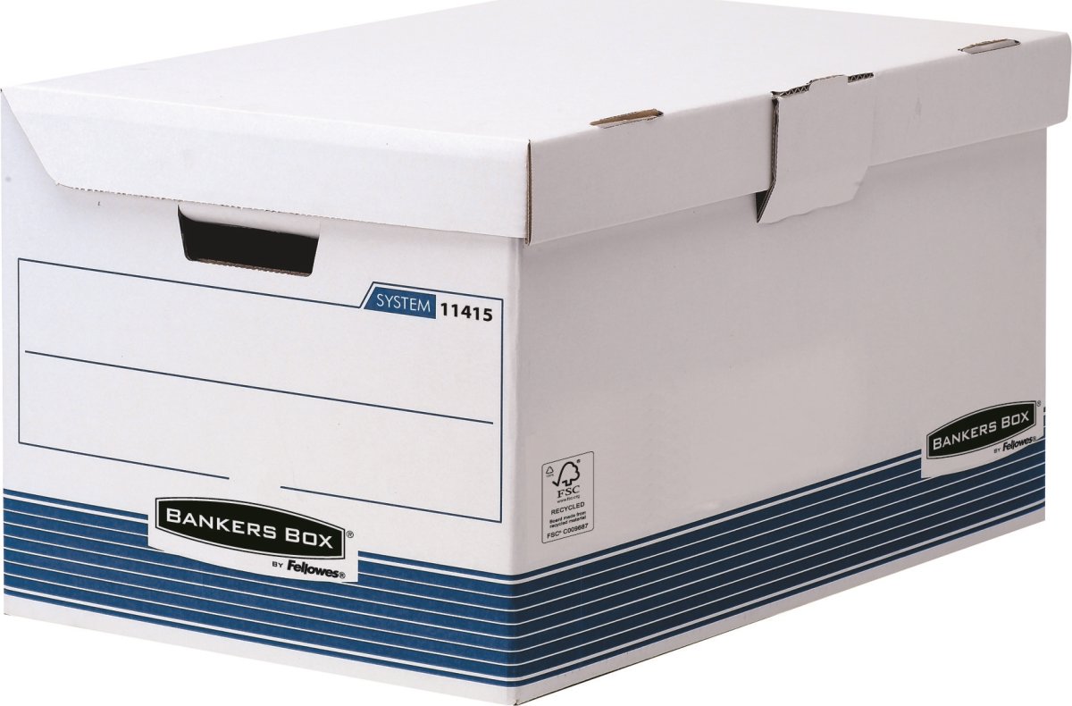 Arkiveringsbox Bankers Box System Flip Top Maxi