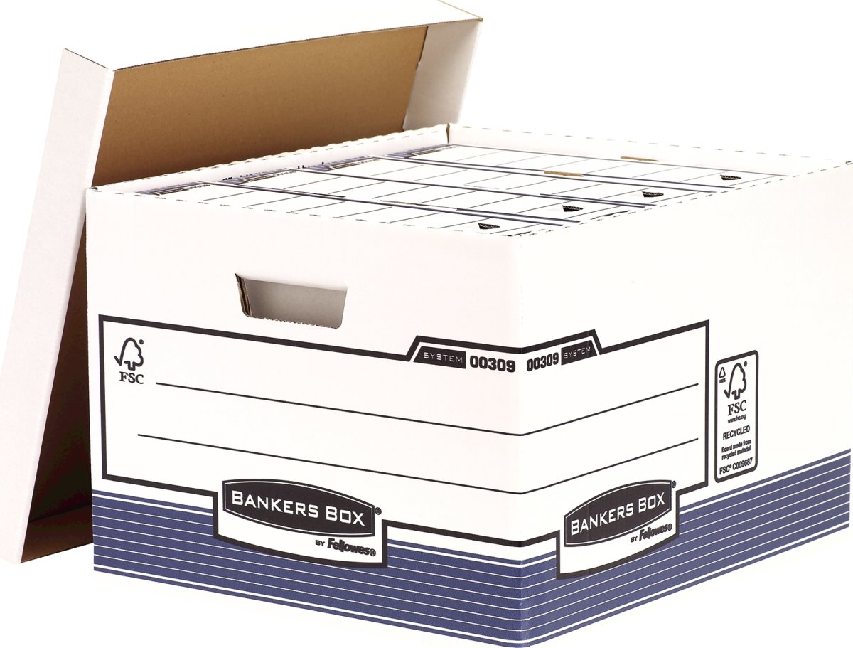 Arkiveringsbox Bankers Box System Large
